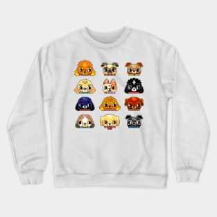 pixel dogs Crewneck Sweatshirt